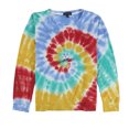 thumbnail image 1 of P.J. Salvage Womens Tie Dye Pajama Sweater, Multicoloured, Small, 1 of 2
