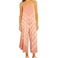 thumbnail image 1 of P.J. Salvage Womens Tie Dye Romper Jumpsuit, Pink, Small, 1 of 5