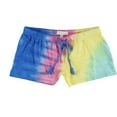 thumbnail image 1 of P.J. Salvage Womens Tye-Dye Pajama Shorts, Multicoloured, Small, 1 of 2