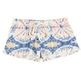 thumbnail image 1 of P.J. Salvage Womens Tye-Dyed Pajama Shorts, Multicoloured, Medium, 1 of 2