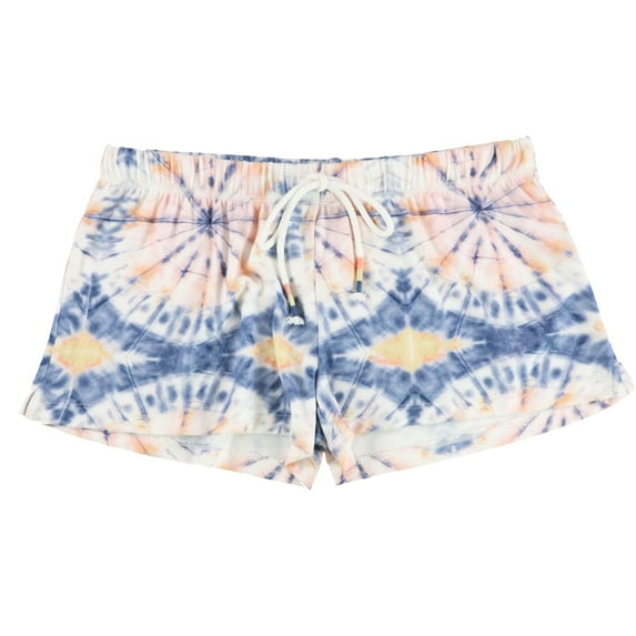 P.J. Salvage Womens Tye-Dyed Pajama Shorts, Multicoloured, Medium