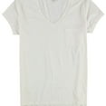 thumbnail image 1 of P.J. Salvage Womens V-Neck Pocket Pajama Sleep T-shirt, Off-White, Medium, 1 of 2