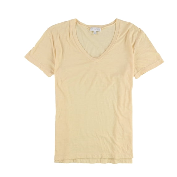 P.J. Salvage Womens V-neck Pajama Sleep T-shirt, Orange, Medium