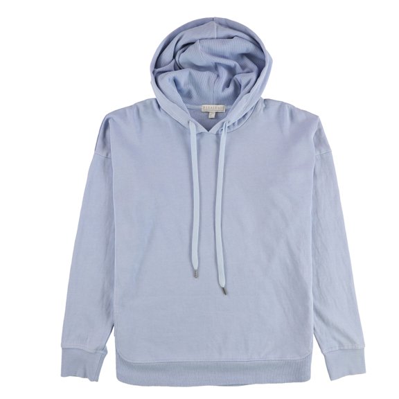 P.J. Salvage Womens Waffle Knit Sides Pajama Sweater, Blue, Medium