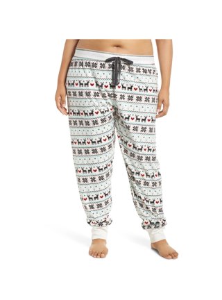 P.J. Salvage Womens Plaid Pajama Shorts, Multicoloured, 2X