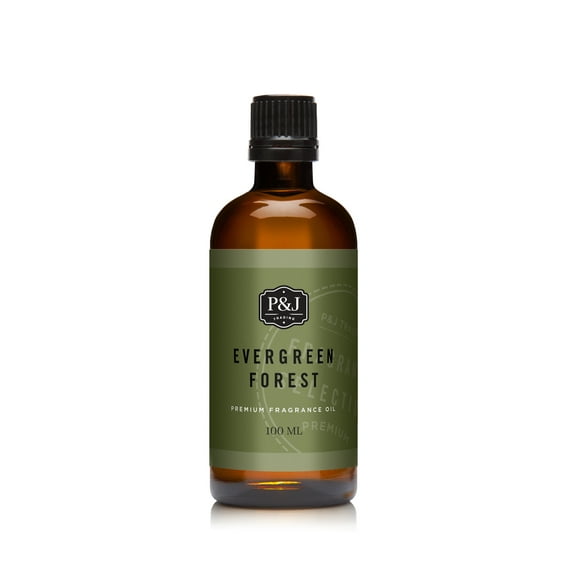P&J Trading Fragrance Oil | Evergreen Forest 100ml - Scented Oil for Soap Making, Diffusers, Candle Making, Lotions, Haircare, Slime, and Home Fragrance
