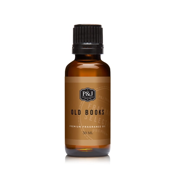 P&J Trading Fragrance Oil | Old Books 30ml - Scented Oil for Soap Making, Diffusers, Candle Making, Lotions, Haircare, Slime, and Home Fragrance