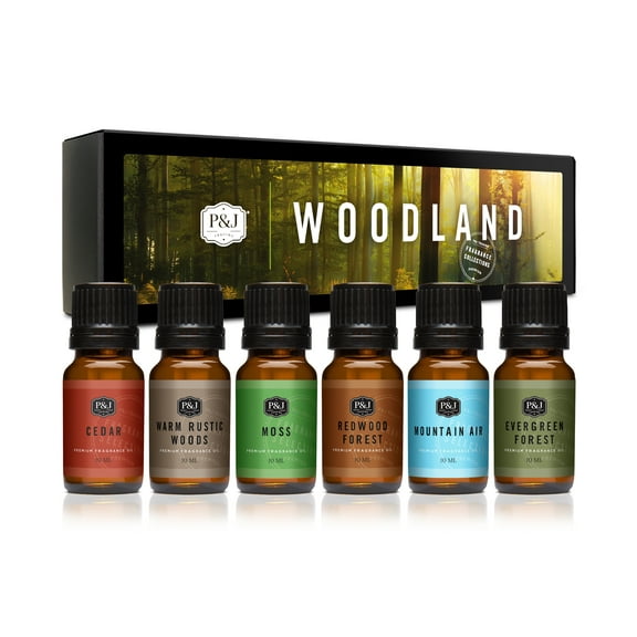 P&J Trading Woodland Fragrance Oil, 10-ml, 6 Count