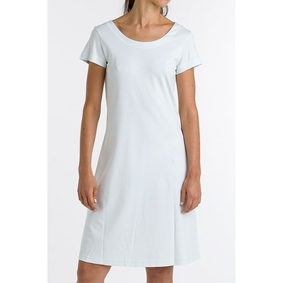 P.Jamas Butterknit Cap Sleeved Gown, Short 325660