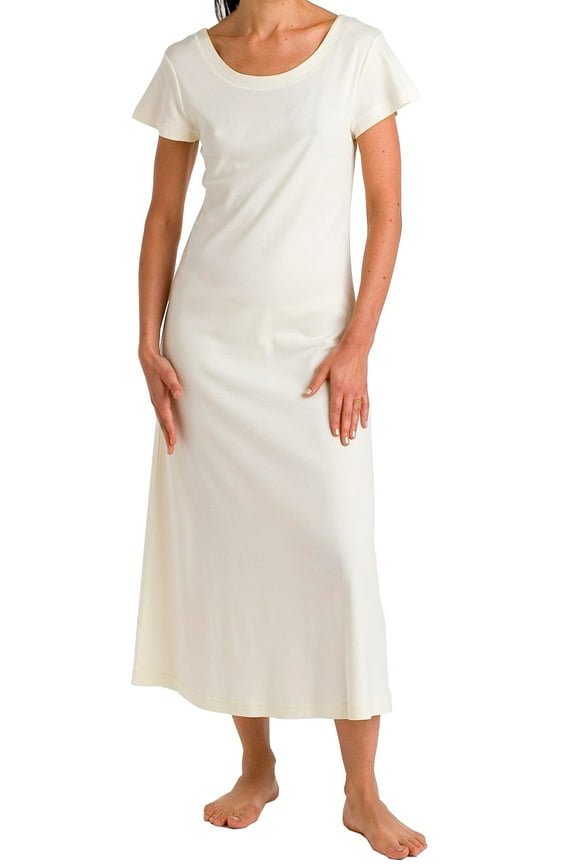 Butterknit Cap Sleeved Long Gown 375660