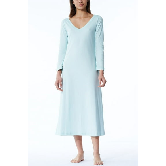 P.Jamas Butterknit Long Sleeved Gown 386660