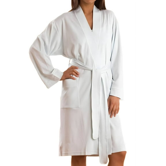 P.Jamas Butterknit Short Robe 345660