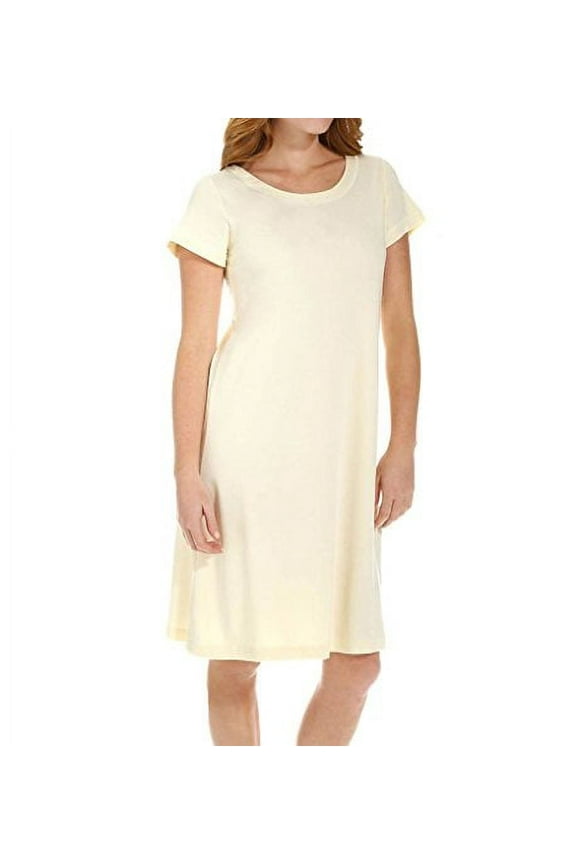 P-Jamas Butterknits Cap Sleeve Nightgown (325660) L/Yellow