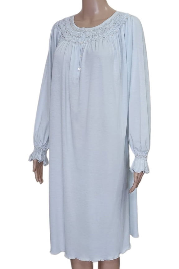 Heirlooms Lillian Long Sleeved Short Gown LILLIAN