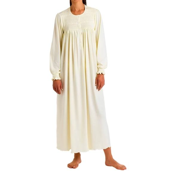 P.Jamas Isabel Embroidered Long Gown ISABEL