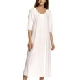 thumbnail image 1 of P.Jamas Lacy Jersey Long Sleeved Nightgown 380801, 1 of 1