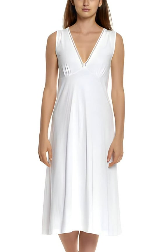 Lacy Jersey Sleeveless Nightgown 360801
