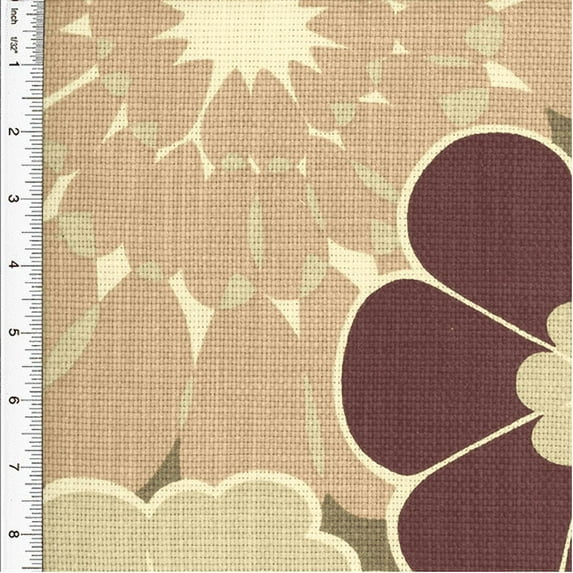 P. Kaufmann Large-Scale Floral Print Pink Home Decorating Fabric, Fabric Sold By the Yard