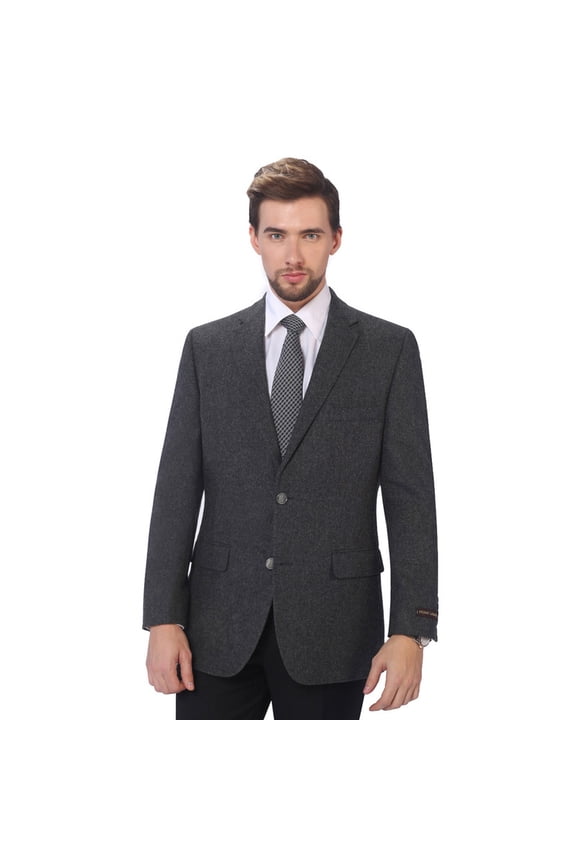 Men's Blazer Premium Wool Blend Business Dress Suit Jacket