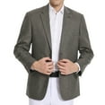 thumbnail image 1 of P&L Men's Houndstooth Sport Coat Classic Fit Plaid Stretch Jacket Blazer, 1 of 6