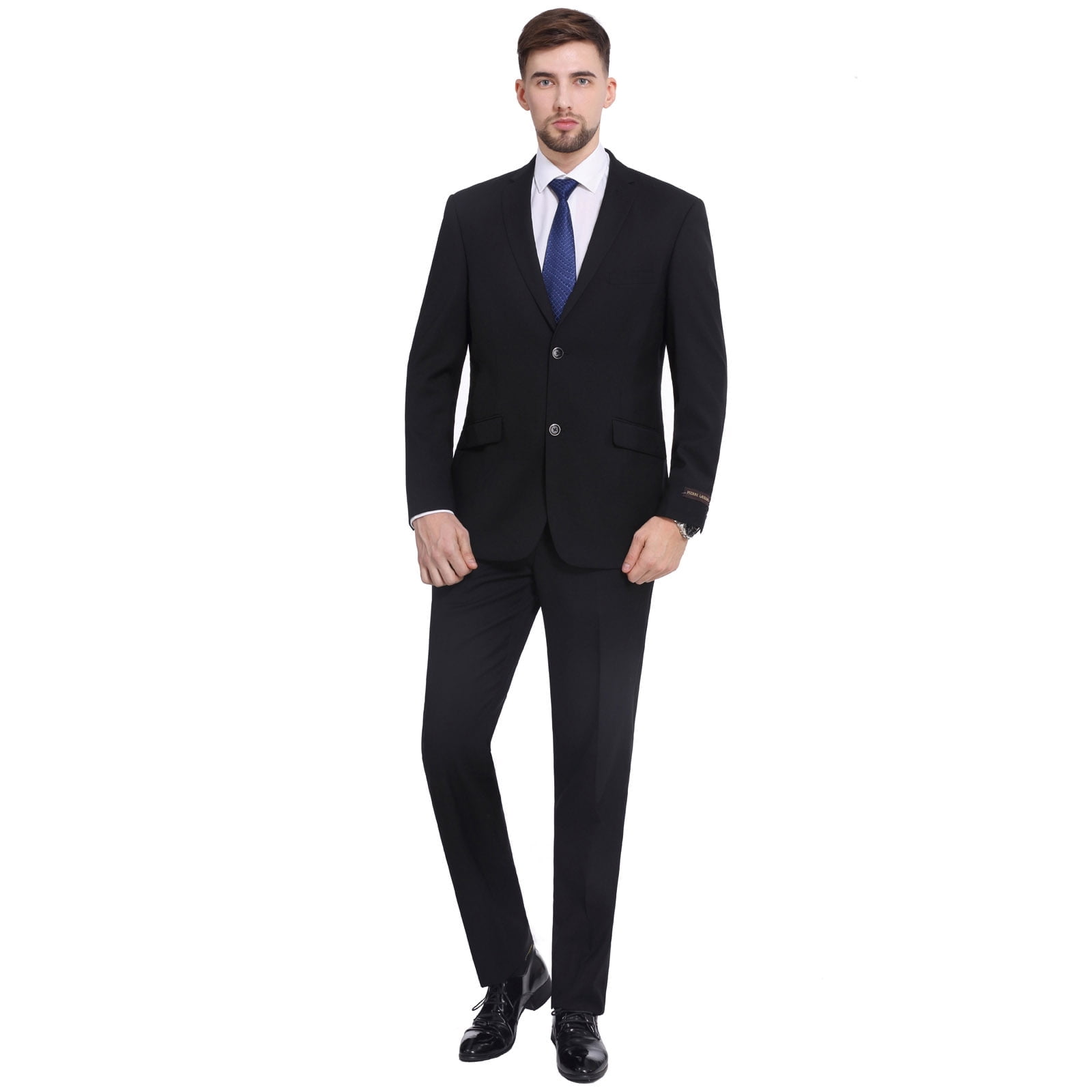 Men's Slim Fit Suit 2 Piece Business Wedding Prom Tux Blazer & Pants