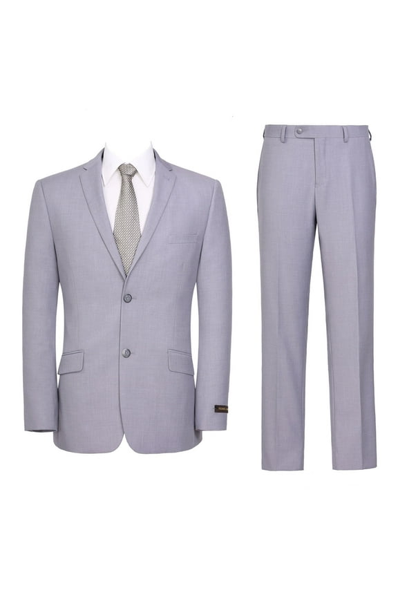 Men's Slim Fit Suit 2 Piece Business Wedding Prom Tux Blazer & Pants