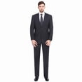 thumbnail image 1 of P&L Men's Suits Classic Fit 2 Piece Business Blazer & Pleated Pants, 1 of 5