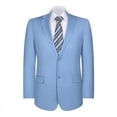 thumbnail image 1 of P&L Mens Blazer Classic Fit Sport Coat Two Buttons Lightweight Suit Jacket, 1 of 5