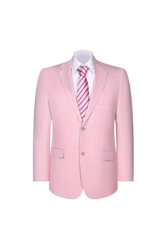 Mens Blazer Classic Fit Sport Coat Two Buttons Lightweight Suit Jacket