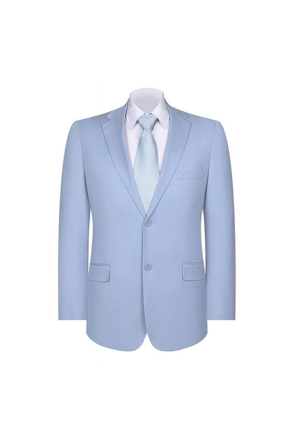 Mens Blazer Classic Fit Sport Coat Two Buttons Lightweight Suit Jacket