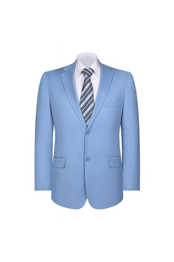 Mens Blazer Classic Fit Sport Coat Two Buttons Lightweight Suit Jacket