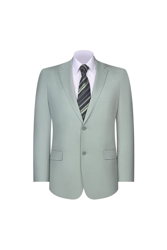 Mens Blazer Classic Fit Sport Coat Two Buttons Lightweight Suit Jacket