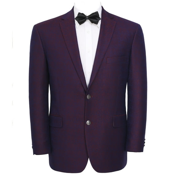 P&L Mens Sport Coat Classic Fit JacketStretch Plaid Blazer Stretch Blazer