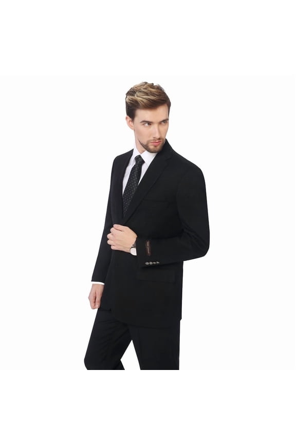 Men's Blazer Jacket Classic Fit Men's Sport Coat 2 Button Notch Lapel Dual Side Vents