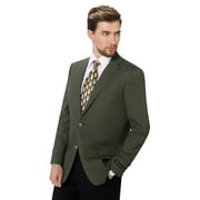 P&L Mens Sport Coat Classic Fit Suit Jacket Solid Color Stretch Blazer