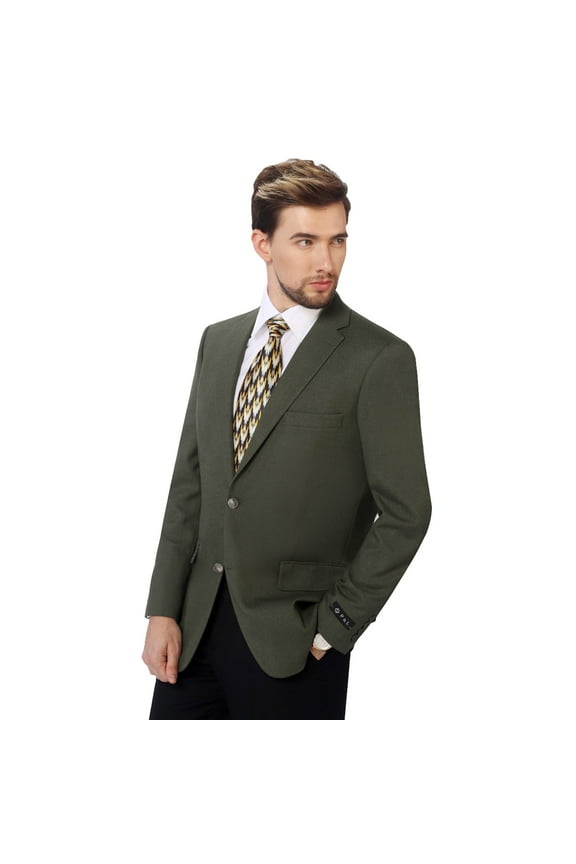 Men's Blazer Jacket Classic Fit Men's Sport Coat 2 Button Notch Lapel Dual Side Vents