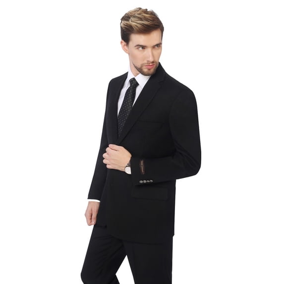 P&L Men's Blazer Jacket Classic Fit Men's Sport Coat 2 Button Notch Lapel Dual Side Vents