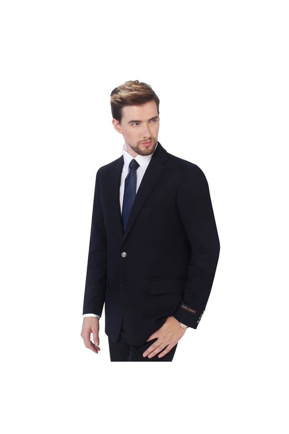 Mens Sport Coat Classic Fit Suit Jacket Solid Color Stretch Blazer
