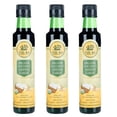 thumbnail image 1 of P L-RA Organic Coconut Aminos Garlic 8.5fl oz - Sweet & Sour Garlic Sauce, Tangy - Substitute for Soy Sauce - Low sodium -Vegan, Gluten-Free, Non-GMO, Kosher Marinade - Pack of 3 x 8.5fl oz, 1 of 5