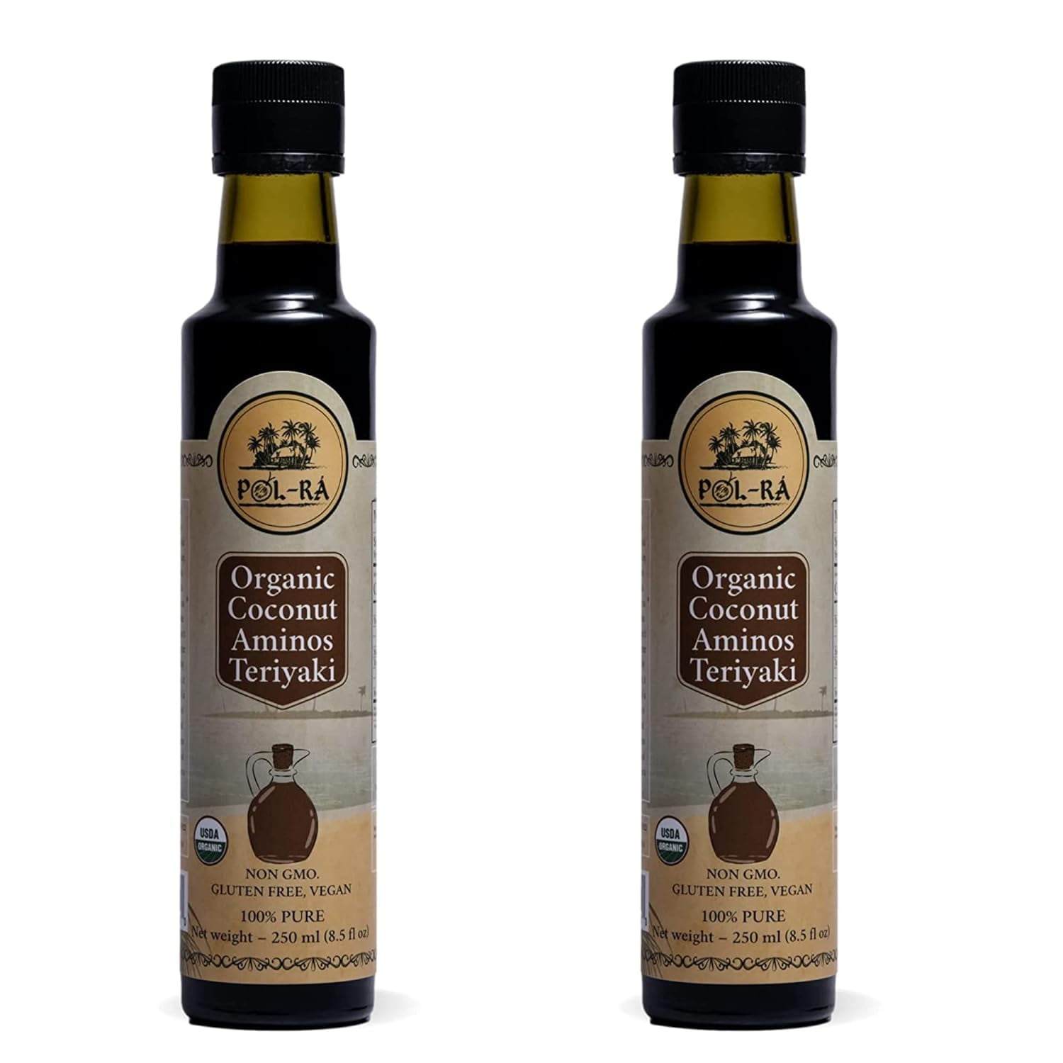 P LRA Organic Coconut Aminos Sauce Teriyaki Soy Sauce Alternative