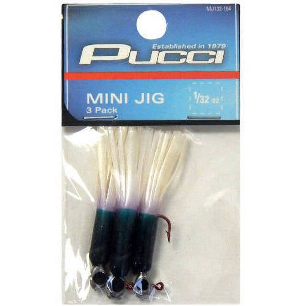  Pucci MJ132-168 Mini Jig Red/Chartreuse, 1/32 oz. : Fishing  Jigs : Sports & Outdoors