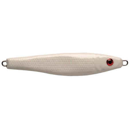 P-Line Hali-Drop Jig 14oz Chrome/White Glow Belly