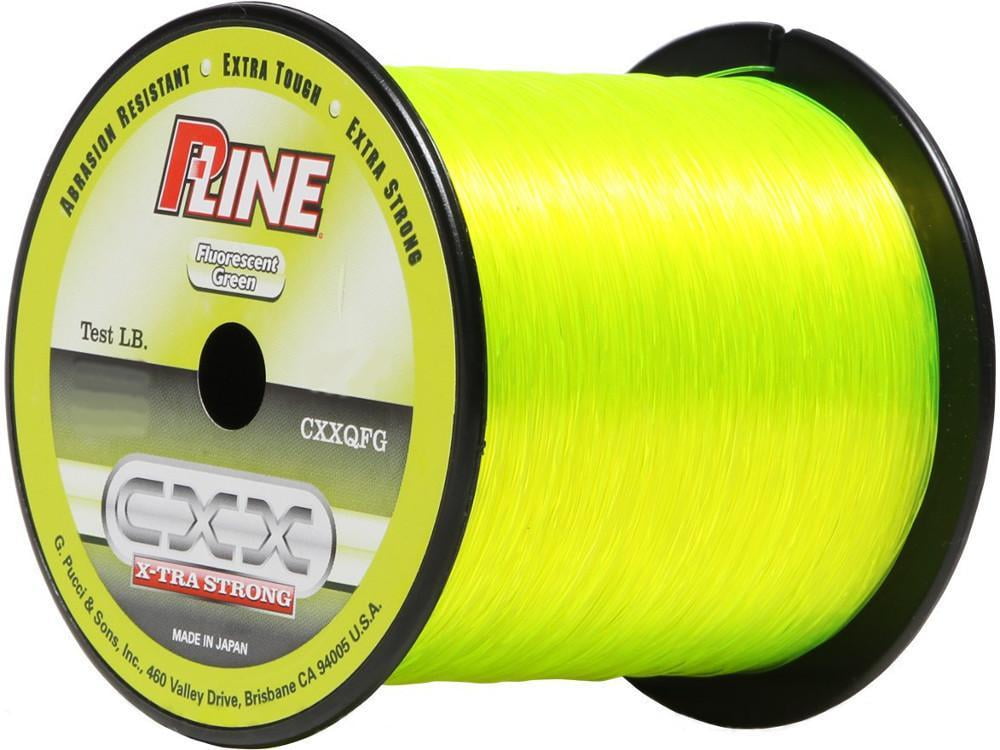 P-Line CXX X-Tra Strong 1/4lb Fishing Spool 17lb Fluorescent Green