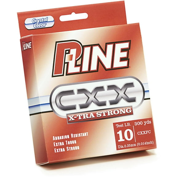 P-Line CXXFC-6 CXX X-Tra Strong Mono Filler Spool 300Yds Crystal