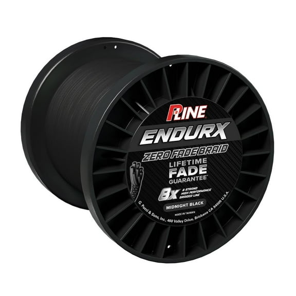 P-Line EndurX No Fade Braid 2300 Yard Midnight Black, PEBG-2300-10