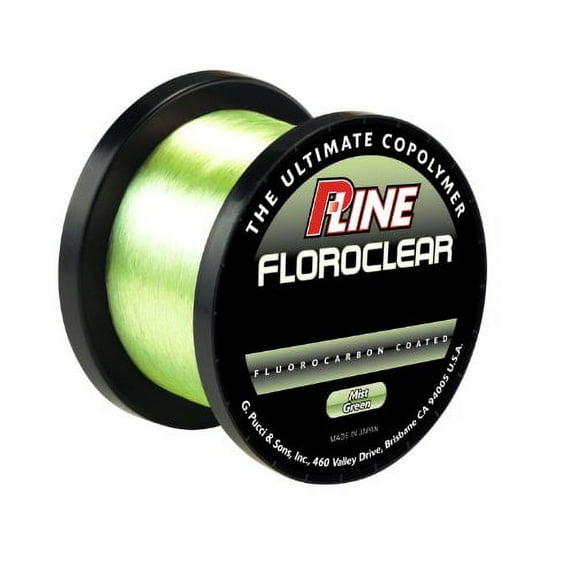 P-Line Floroclear Bulk Fishing Spool (3000-Yard, 12-Pound, Mist Green)