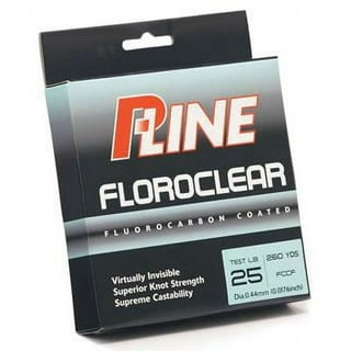 P-Line Floroclear Fishing Line, Clear, 15 lb. Test, 300yds