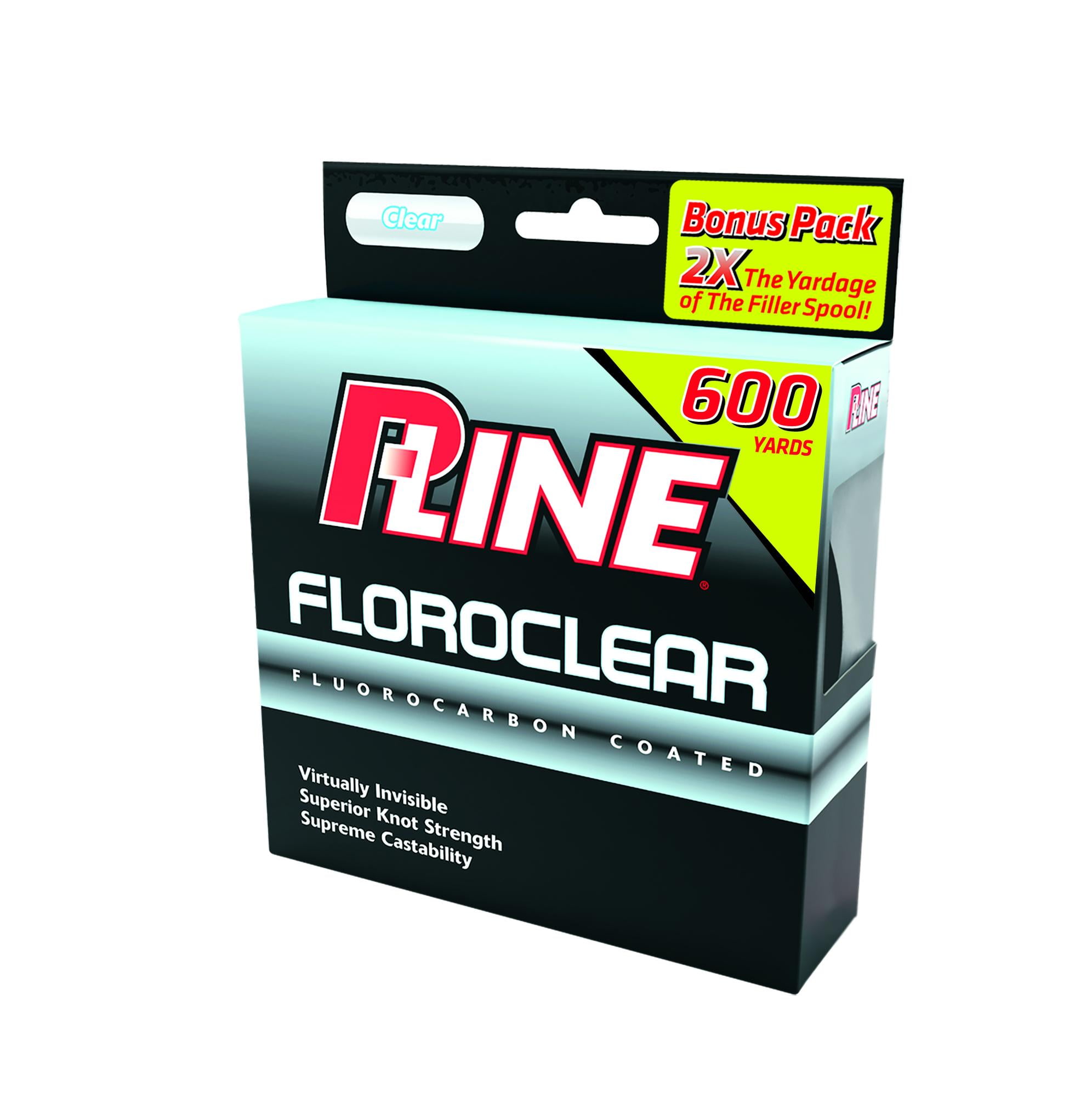 P-Line Floroclear Fishing Line, Clear, 15 lb. Test, 300yds 
