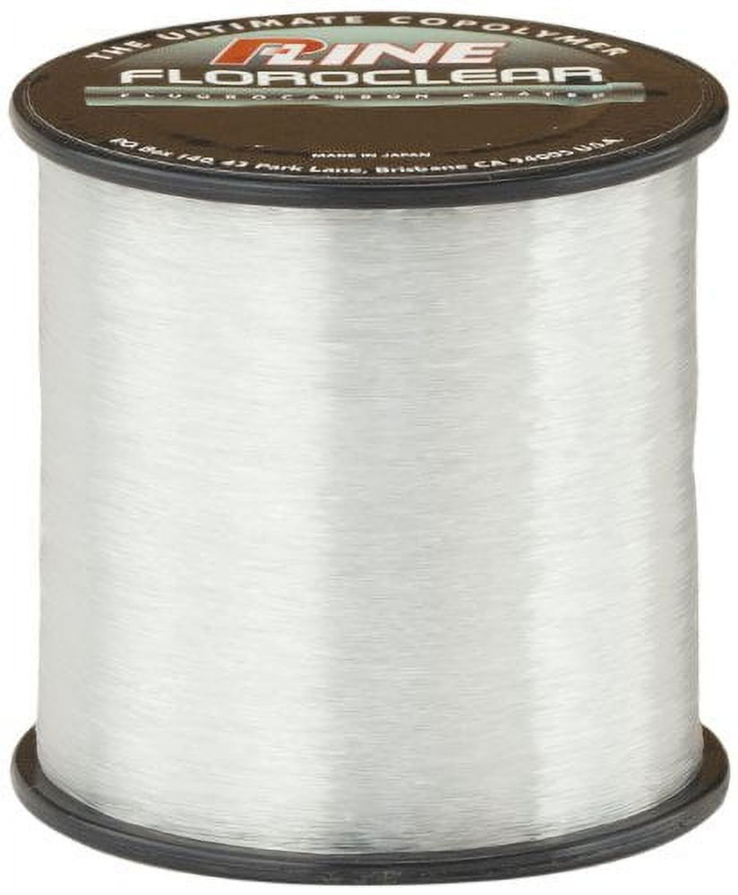 P-Line Floroclear Fluorocarbon Coated Mono, Clear, 8lb 600Yd