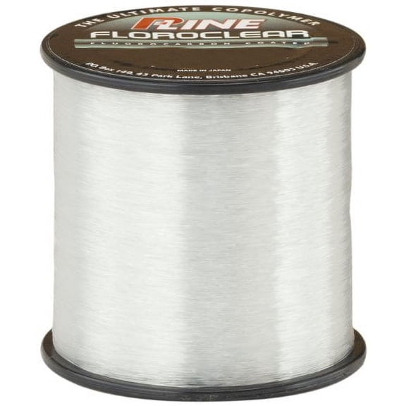 P-Line Floroclear Fluorocarbon Coated Mono, Clear, 8lb 600Yd